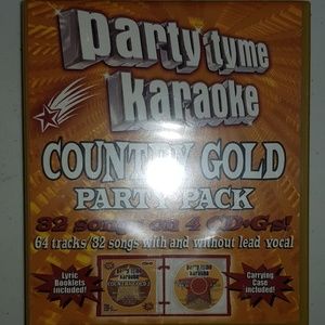 PARTYTYME KARAOKE COUNTRY GOLD CD PARTY PACK (105)